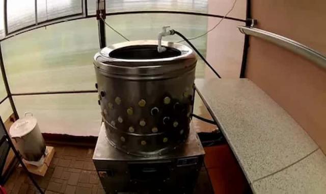 دستگاه پرکن بلدرچین صنعتی؛ گالوانیزه پایه چرخ دار ضد باکتری quail