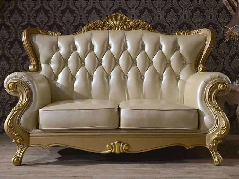 مبل راحتی چستر تهران؛ چوب گردو 2 جنس چرم پارچه ای