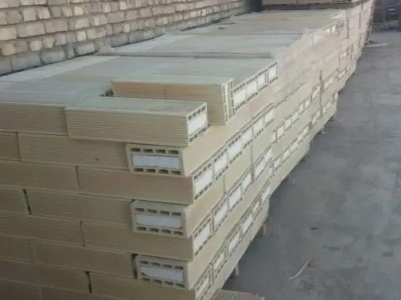 آجر سفال فوم دار قم؛ سطح صاف (بدون برآمدگی وزن پایین) سازه ساختمانی