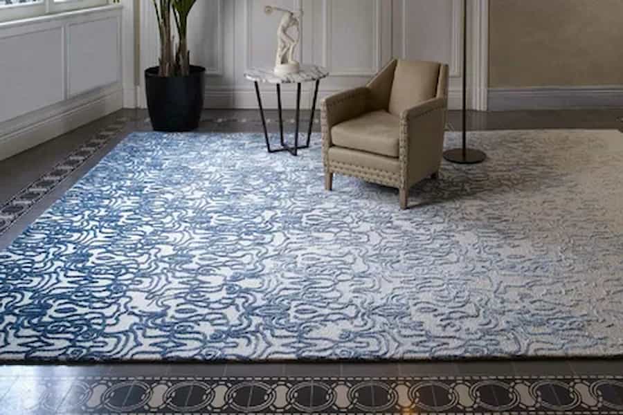 گلیم فرش عرض 90؛ ساده طرحدار 3 رنگ قرمز مشکی کرم