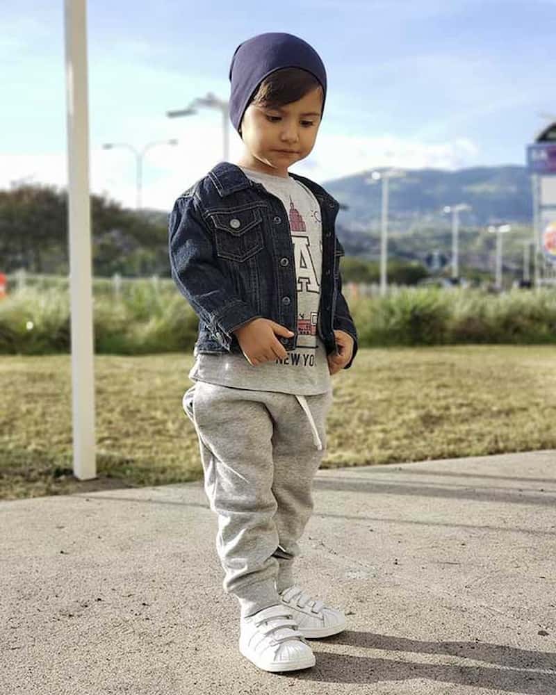 لباس بچه گانه اسپرت؛ یقه گرد ضدحساسیت 2 نوع دکمه ای زیپی Dress