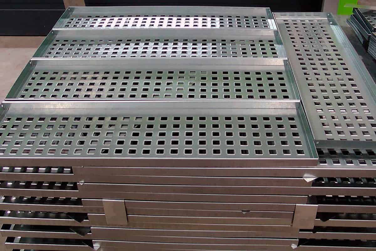 سینی کابل برق؛ سبدی نردبانی آلومینیوم استیل (5 100) سانتی متری