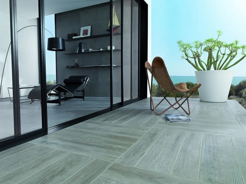 سرامیک طرح چوب برای تراس؛ خاک رس طرحدار سه بعدی 2 مدل مستطیل Square