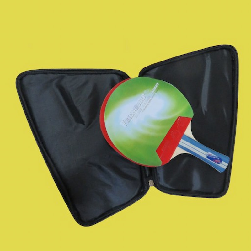 کیف راکت پینگ پنگ باترفلای؛ قرمز آبی دارای پوشش برزنتی اعلا Butterfly