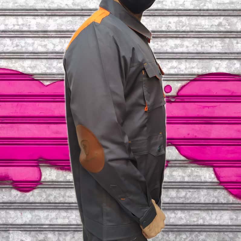  لباس کار اصفهان؛ کتان تراشکاری کارگاه راهبری یک دو تیکه 400 گرم