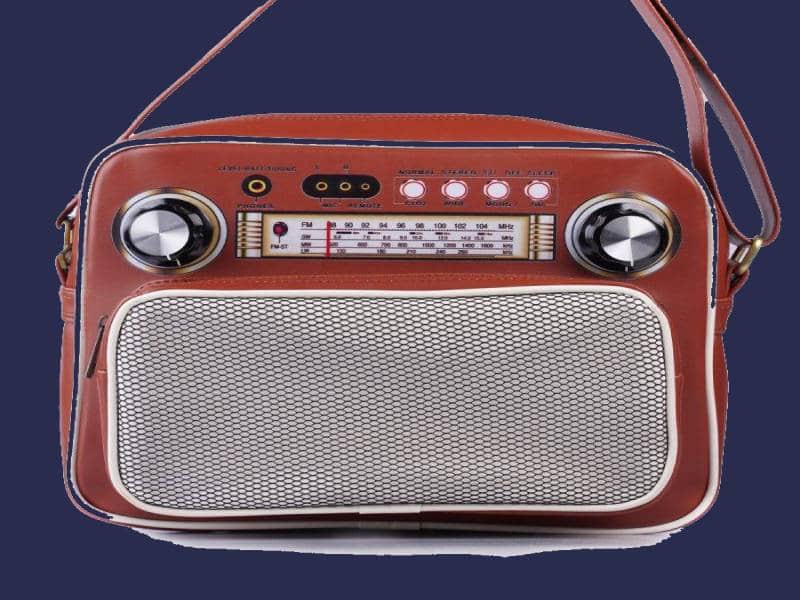 کیف طرح رادیو؛ چرم بادوام زیپ دار تولید iran