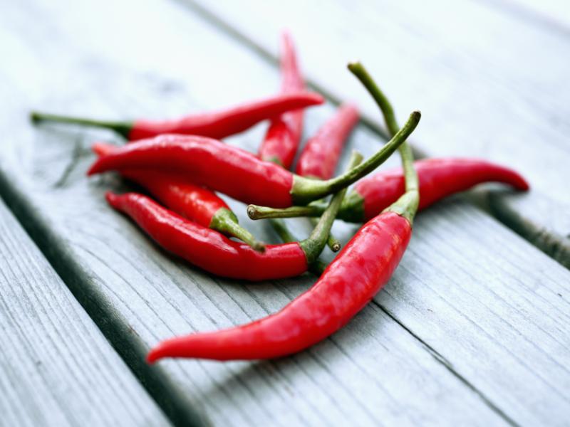 فلفل شمشیری تند؛ ارگانیک ترد سبز قرمز 10سانتی متر Pepper