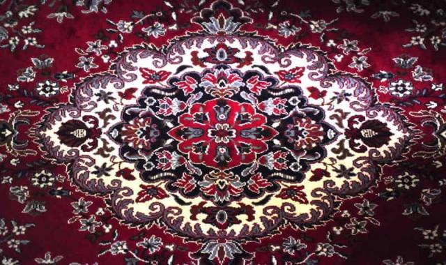 فرش دستباف قرمز تبریز؛ مدرن سنتی 3 رنگ سرخابی لاکی زرشکی کاور بادوام