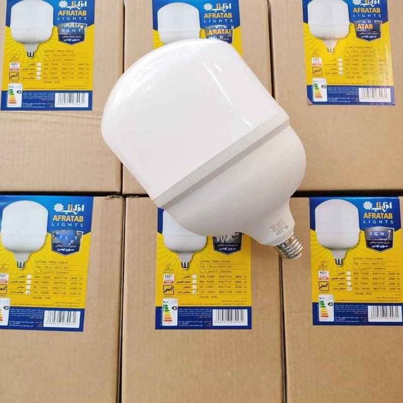 لامپ ال ای دی 100 وات افراتاب؛ آلومینیوم میزان روشنایی 10800 Lumen