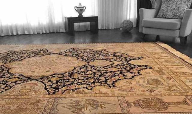 فرش دستباف کرمان نو (قالی) سنتی مدرن ضد حساسیت قدمت بالا Iran