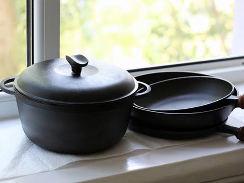 قابلمه بزرگ تفلون کویر؛ جنس نچسب 8 24 نفره طبخ غذاهای مجلسی