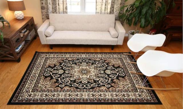 فرش گل ابريشم تبريز؛ پشم گوسفند نخ ابریشم طرح (سنتی مدرن) دکوراسیون منزل