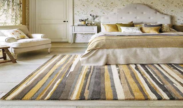فرش ماشینی کاشان درب کارخانه؛ نخ هزینه مناسب 3 رنگ آبی نارنجی کرم Carpet