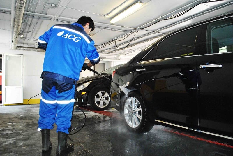 لباس کار کارواش؛ شلوار بادگیر 3 رنگ آبی مشکی نارنجی cotton