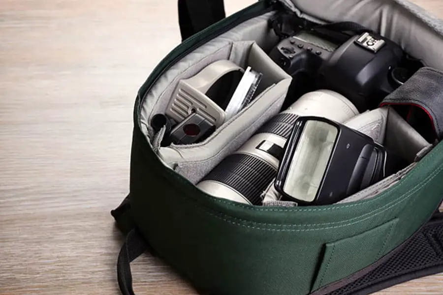 کیف دوربین vanguard؛ پلی استر پد محافظ (ضد ضربه رطوبت) دستگیره بند حمل آسان