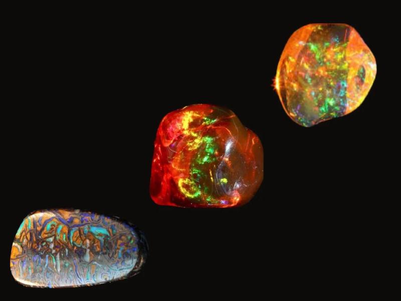 سنگ قیمتی زمرد؛ شیشه جواهر سازی استرالیا 2 رنگ زرد سبز