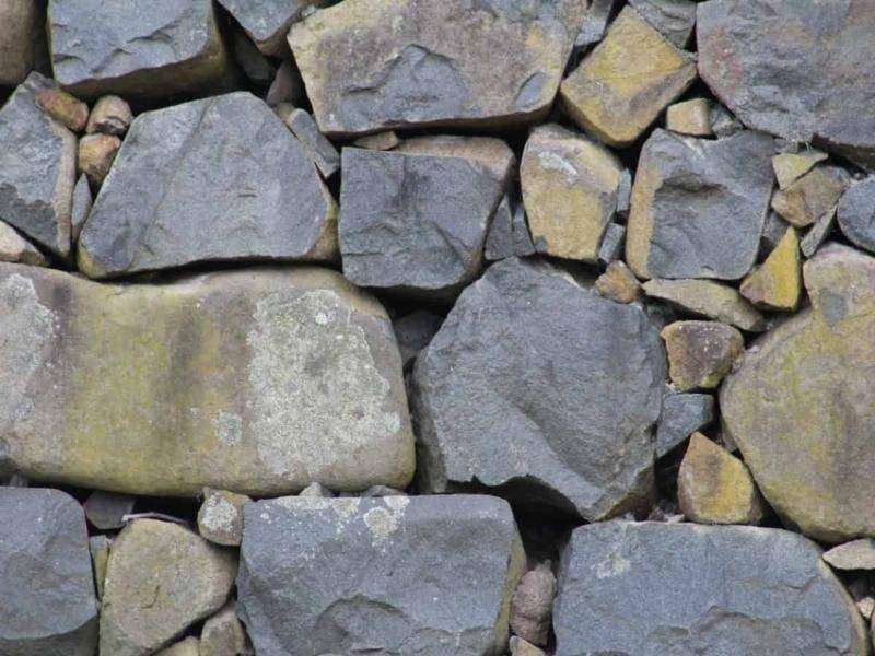 سنگ لاشه ورقه ای؛ نمای ساختمان متوسط بزرگ بادوام 3 رنگ مشکی قرمز Brown