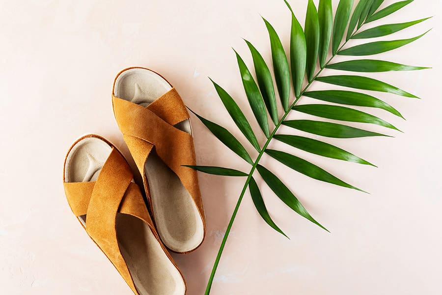 صندل طبی زنانه چرمی؛ طبیعی مصنوعی مجلسی راحتی (7 3) سانتی متر