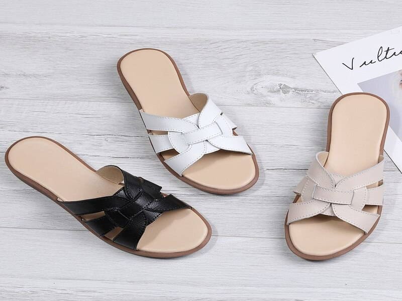 صندل مجلسی زنانه؛ طبیعی مصنوعی سایزبندی (40 36) جلو باز