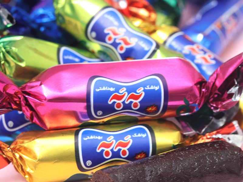 لواشک پذیرایی به به؛ شکلاتی لقمه ای 3 طعم شیرین ترش ملس Bah Bah