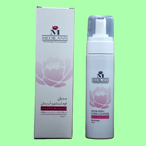 فوم شستشوی صورت مدیلن؛ پمپی زنان مناسب تمام سنین foam