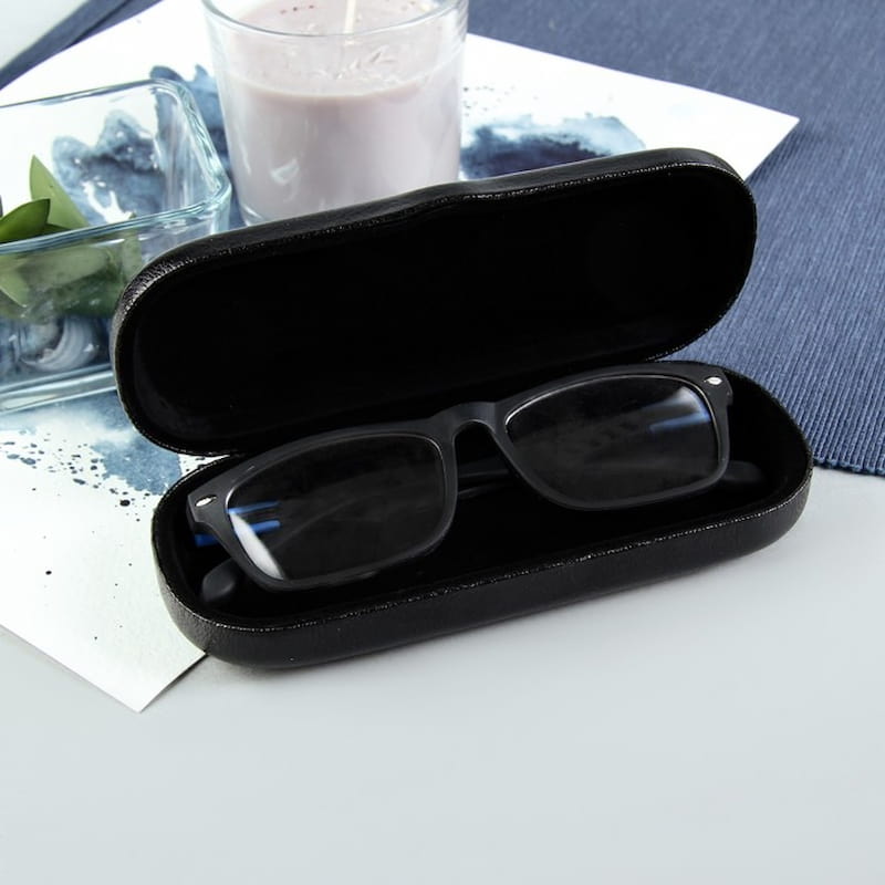 کیف عینک طبی؛ مخملی چرمی زیپی دکمه ای ضد آب محافظ Anti-scratch