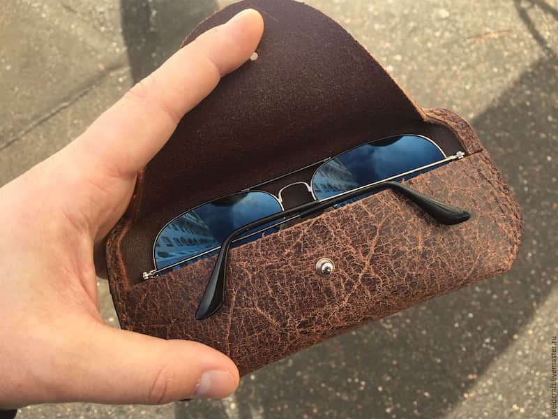 کیف عینک عمده؛ زیپی مگنتی بندی طلقی چرمی ضد آب Anti-shock