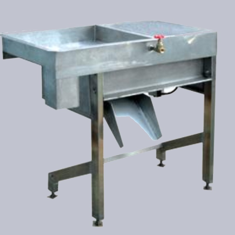 دستگاه پوست کن سنگدان مرغ؛ استلنس استیل (125×300×200) سانتیمتر ضد زنگ