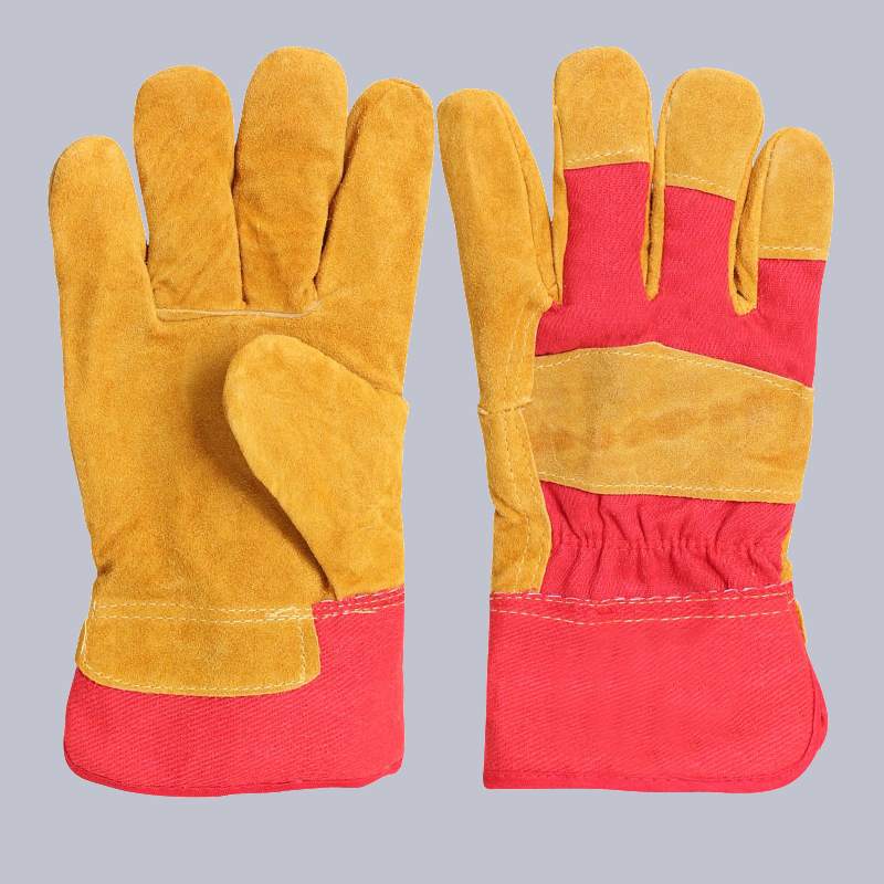 دستکش ایمنی عایق حرارت؛ پلی استر کوره آجرپزی صنایع ذوب 3 سایز M L XL