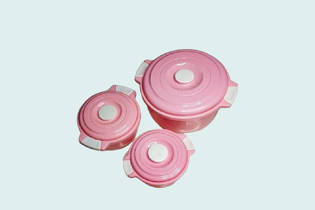 ظروف پلاستیکی آشپزخانه ترک؛ آبی قرمز صورتی 2 کاربرد یخچال فریزر Turkey