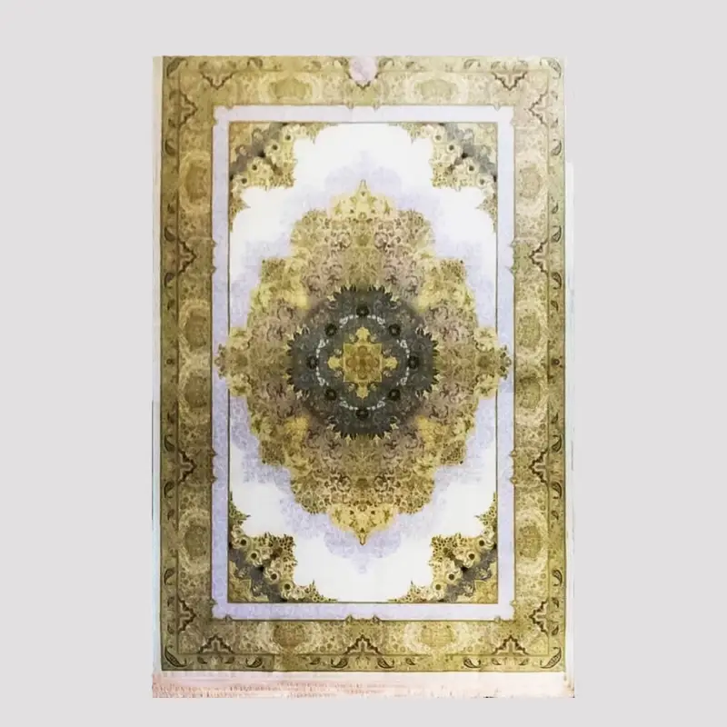 فرش ماشینی دیبا؛ مکانیزه عمر بالا 2 رنگ روشن تیره