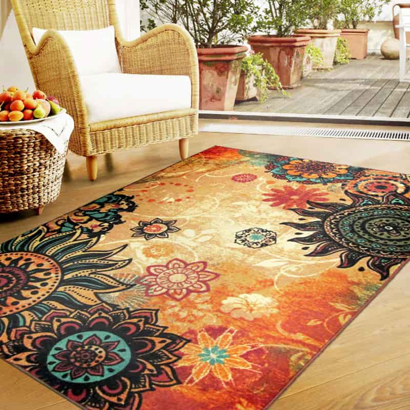 فرش زرنیم اراک؛ گلیم گبه شنی تراکم (700 1000 1200) شانه