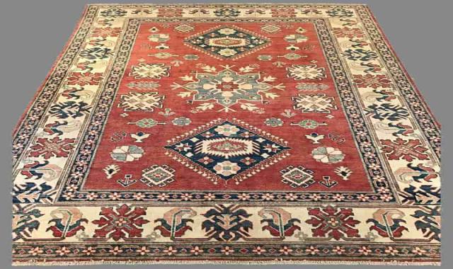 فرش زرنیم افشار؛ کیفیت جذابیت بالا مناسب (هتل اماکن گردشی) دستباف