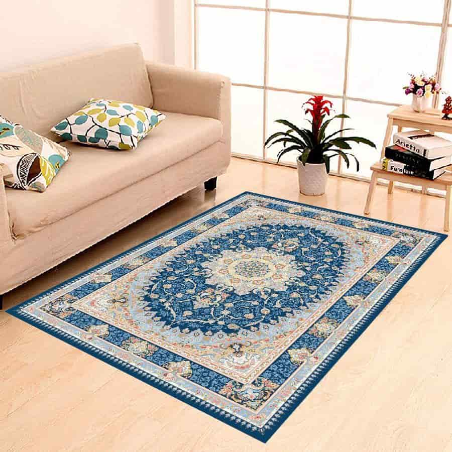 فرش ماشینی متری؛ رنگ روشن 2 جنس هایت ست اکریلیک