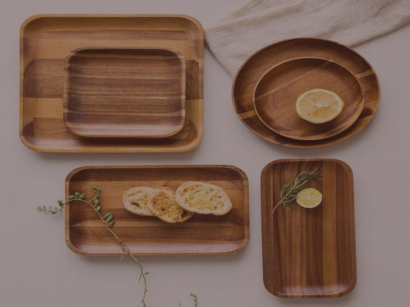 ظروف چوبی شیرینی؛ تزیین سرو ماندگاری نداشتن مواد مضر شیمیایی