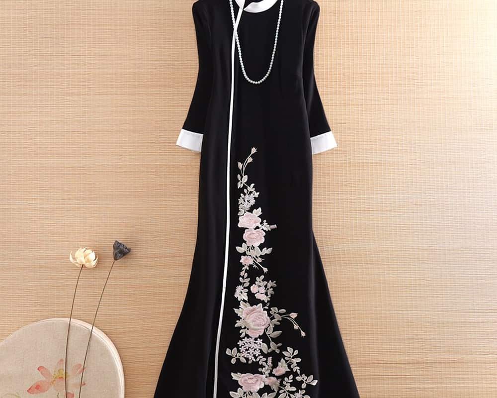 گلدوزی روی مانتو، لباس شب 3 مدل معمولی گلابتون ابریشمی