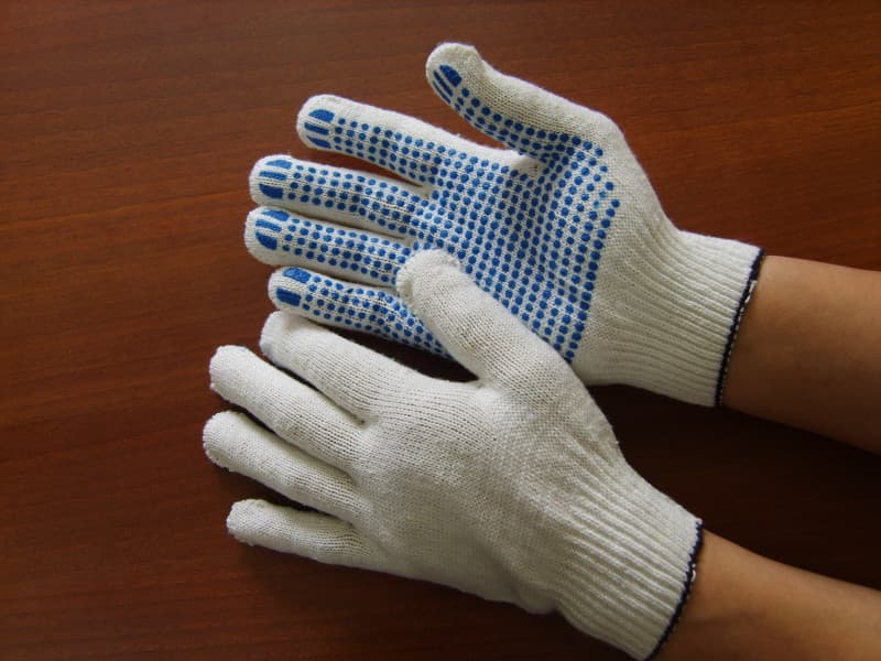 دستکش ضد اسید میداس؛ ایمنی pvc صنایع شیمیایی استاندارد