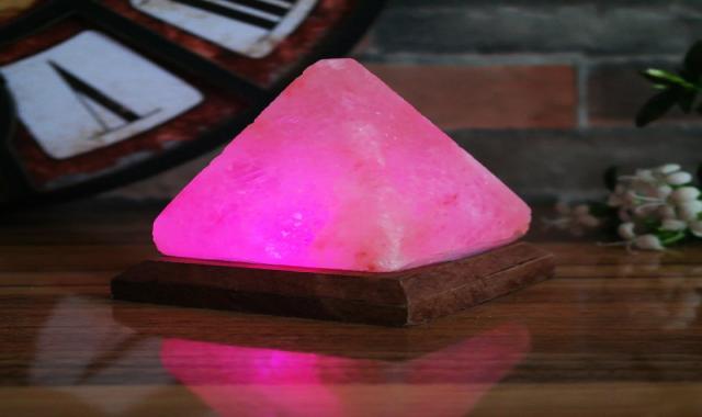 آباژور سنگ نمک صورتی؛ اتاق خواب نوردهی زیاد (تصفیه کننده اظطراب افسردگی) Iampshade