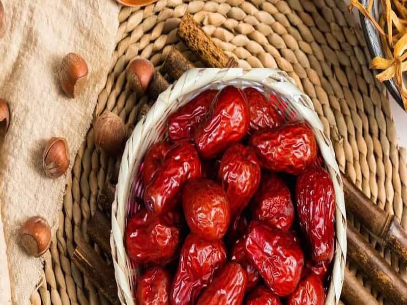 عناب برای سرماخوردگی؛ طبیعی قرمز دارای سطحی صاف براق Jujube