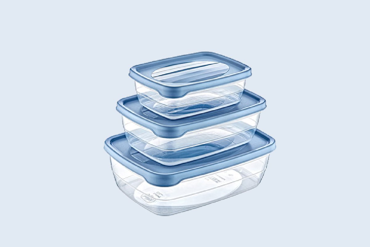 ظروف پلاستیکی آشپزخانه لیمون؛ زرد سبز آبی عروس 2 نوع شفاف کدر lemon