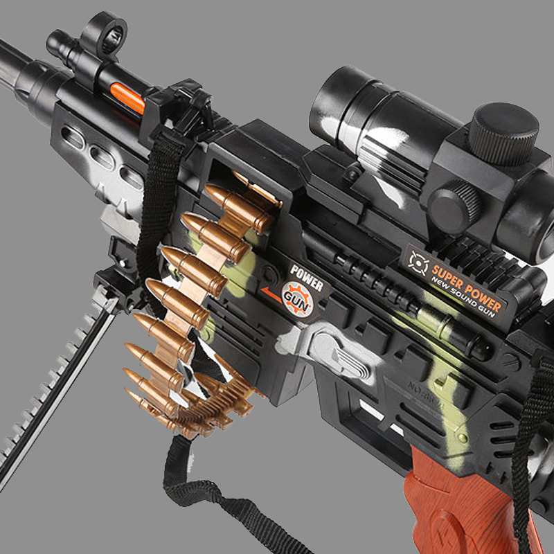 تفنگ اسباب بازی موزیکال؛ آهنی فلزی (800 900) گرم مشکی قهوه ای وینچستر