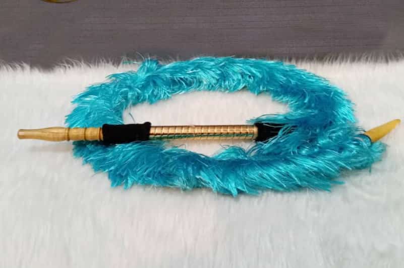 شلنگ قلیون پشمی؛ پلاستیکی 182سانتی‌متر نفس‌دهی کافه hookah