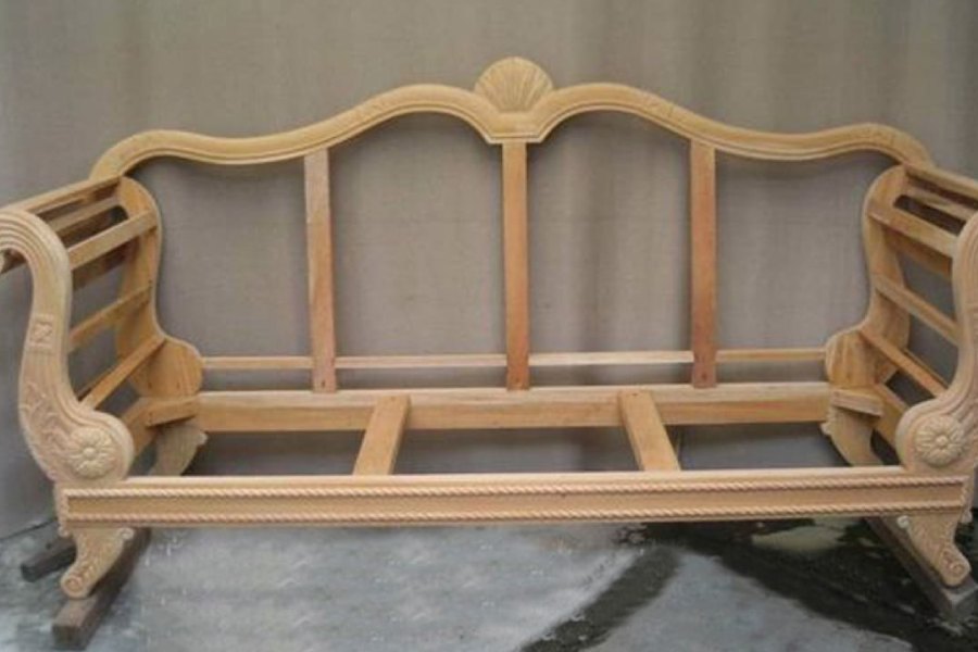 اسکلت خام مبل استیل (کلاف) رنگ کروم طلائی سبک 3 طرح ساده، مدرن سلطنتی