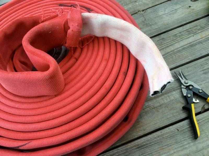 شیلنگ نسوز گاز؛ رنگی شفاف دو لایه ای طول 35 سانتیمتر ایمنی بالا منعطف PVC