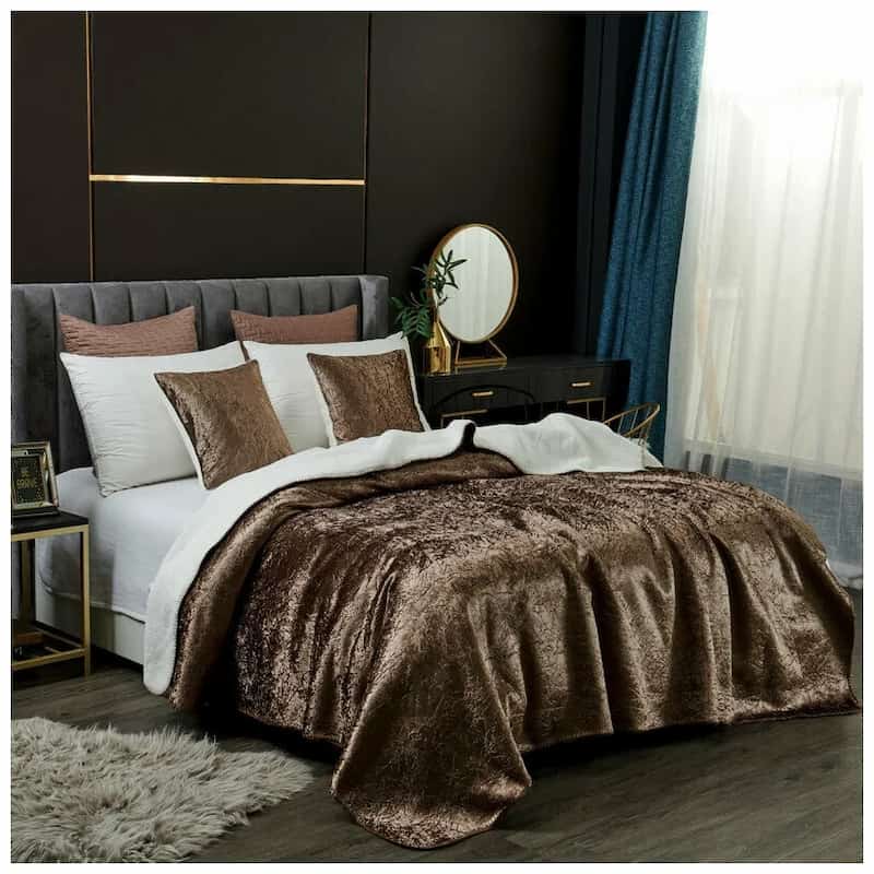 پتو گلبافت یک نفره گل برجسته؛ ظریف مستحکم چند لایه اشکال هندسی