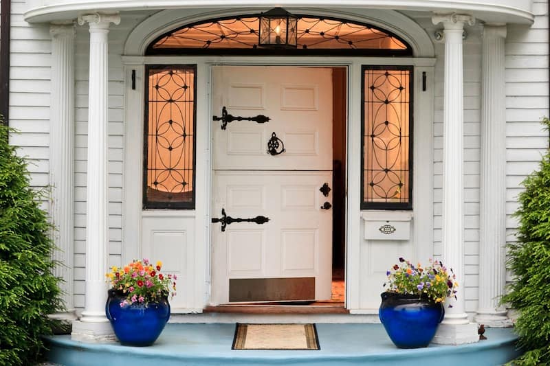 درب ضد سرقت دو لنگه ای؛ فولادی کتیبه ای ضد حریق (70 130) کیلو گرم