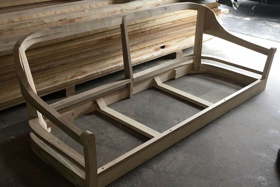 اسکلت خام مبل راحتی؛ چوب (صنوبر گردو راش روسی) کلاف محکم سبک Skeleton