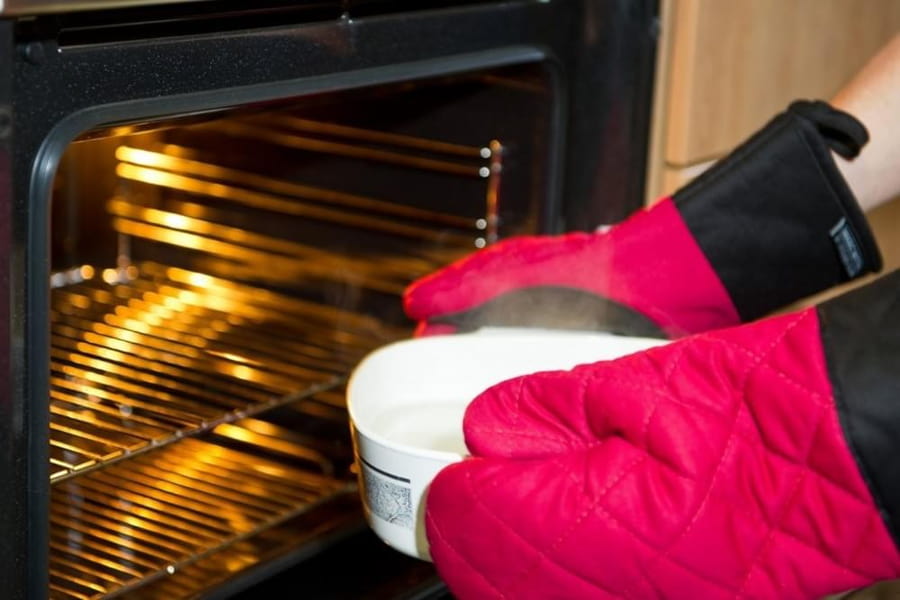 دستکش فر پارچه ای؛ تیره روشن نسوز طبی انعطاف پذیر gloves