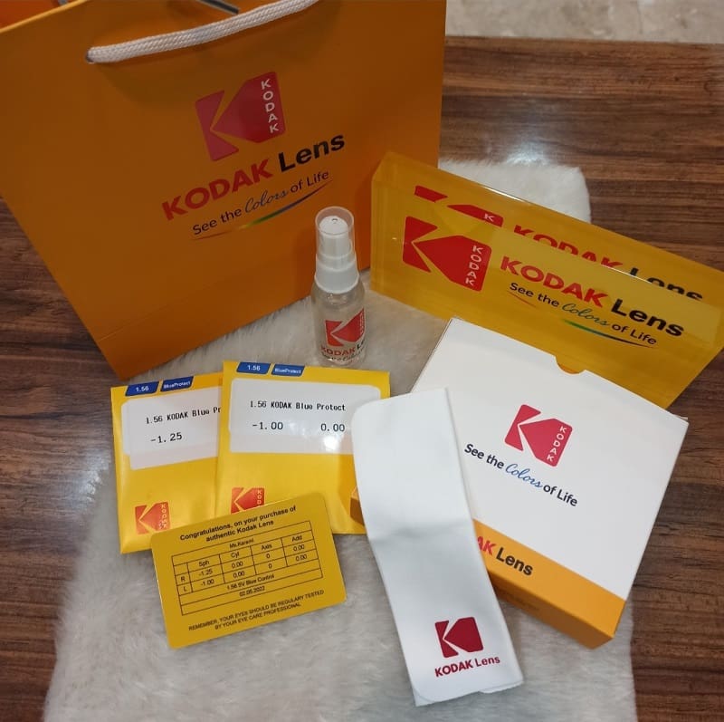 شیشه عینک کداک؛ پلی کربنات 2 مدل ناخنی خطی America