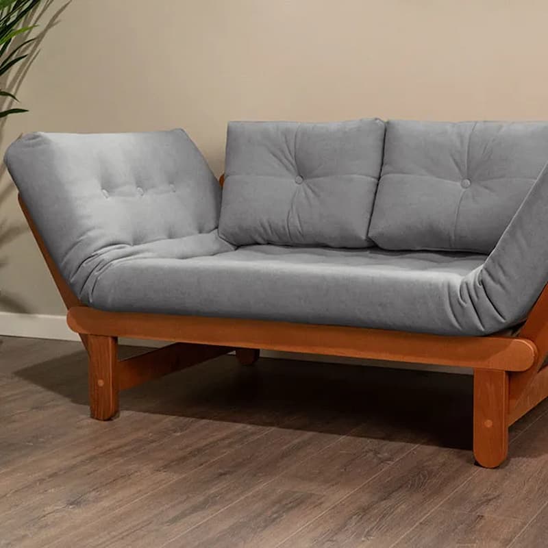 مبل چستر طوسی با پارچه مسکو؛ کتان طبی براق سلطنتی modern